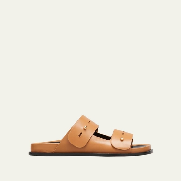 MERCEDES CASTILLO Shoes - Mercedes Castillo Samira Adjustable Double Band Leather Slides